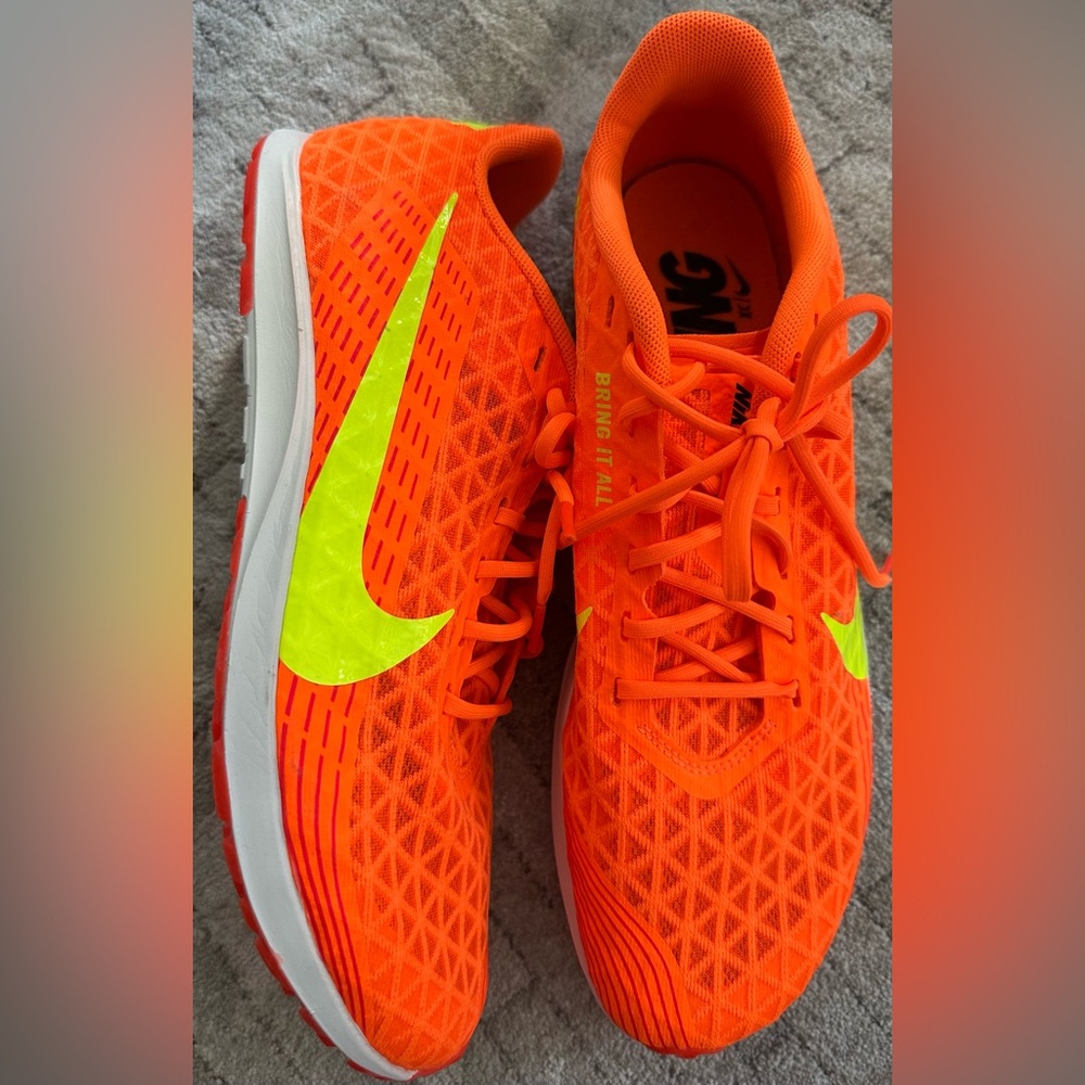 Nike Rival Waffle 5 cross country running shoes Orange 8.5 Men’s/10.5 Women’s